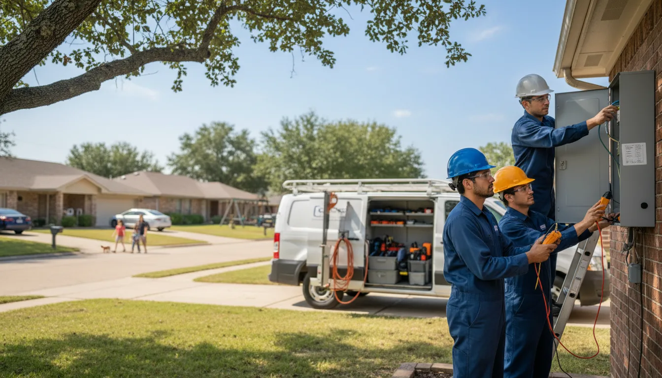 Certified electrician providing emergency electrical services in Gaastra, MI